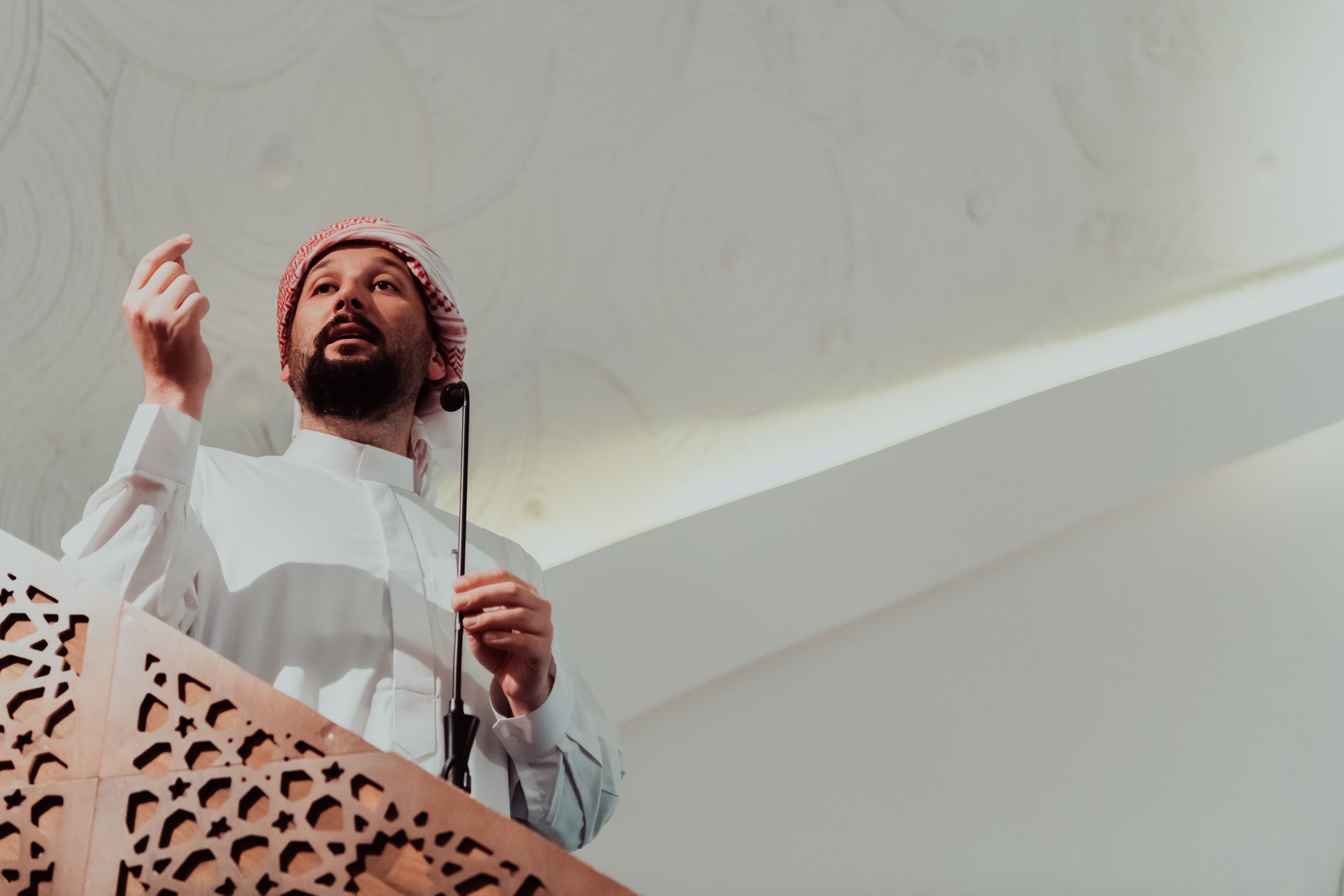 Friday sermon at Al Raza Mosque